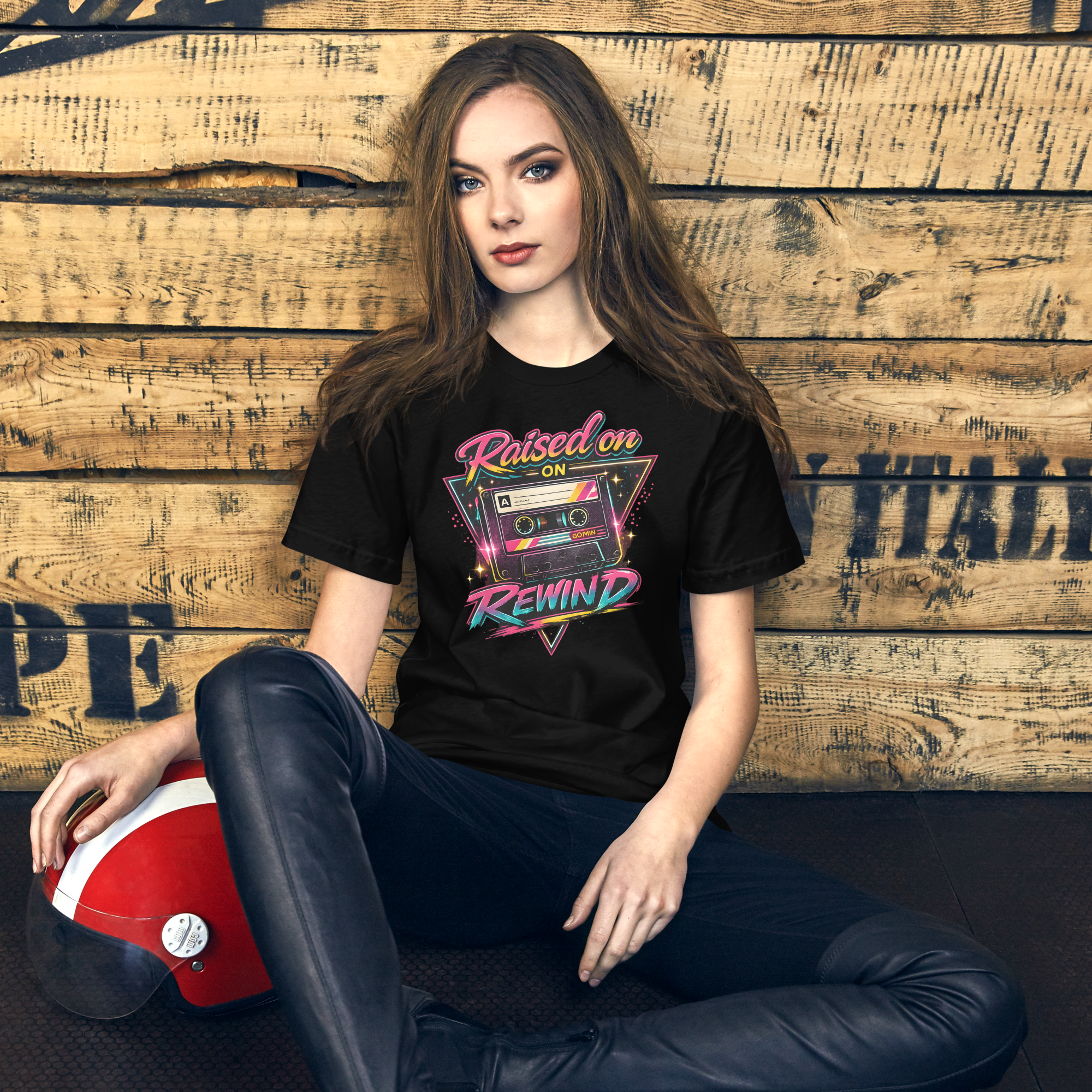 Raised on Rewind – Retro Cassette Tape T-Shirt