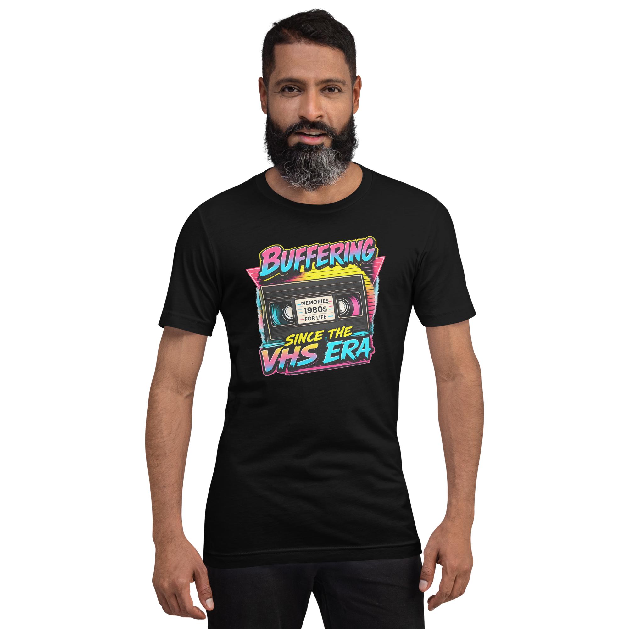 Buffering Since the VHS Era – Retro VHS Tape Shirt