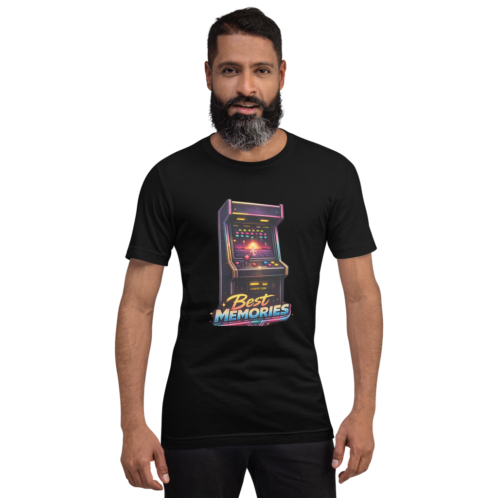 Best Memories - Retro Arcade T-Shirt