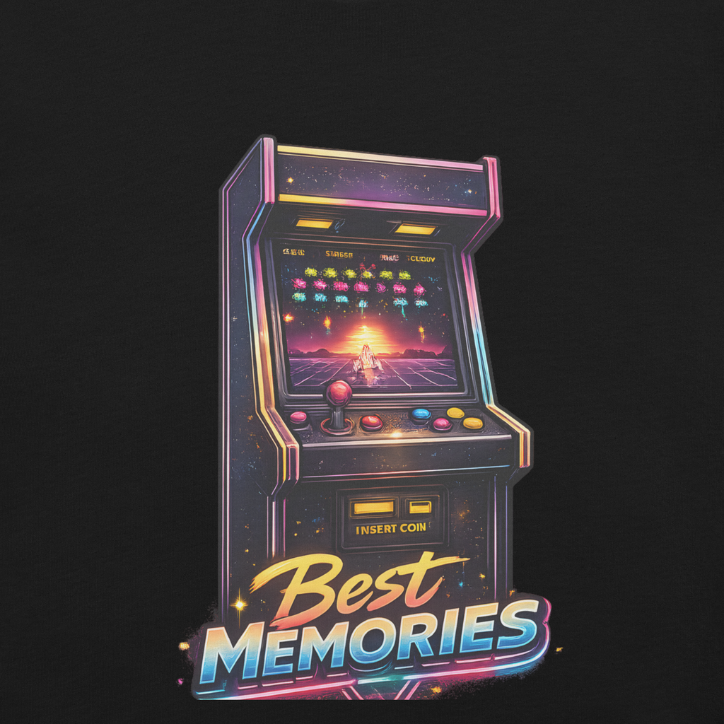 Best Memories - Retro Arcade T-Shirt