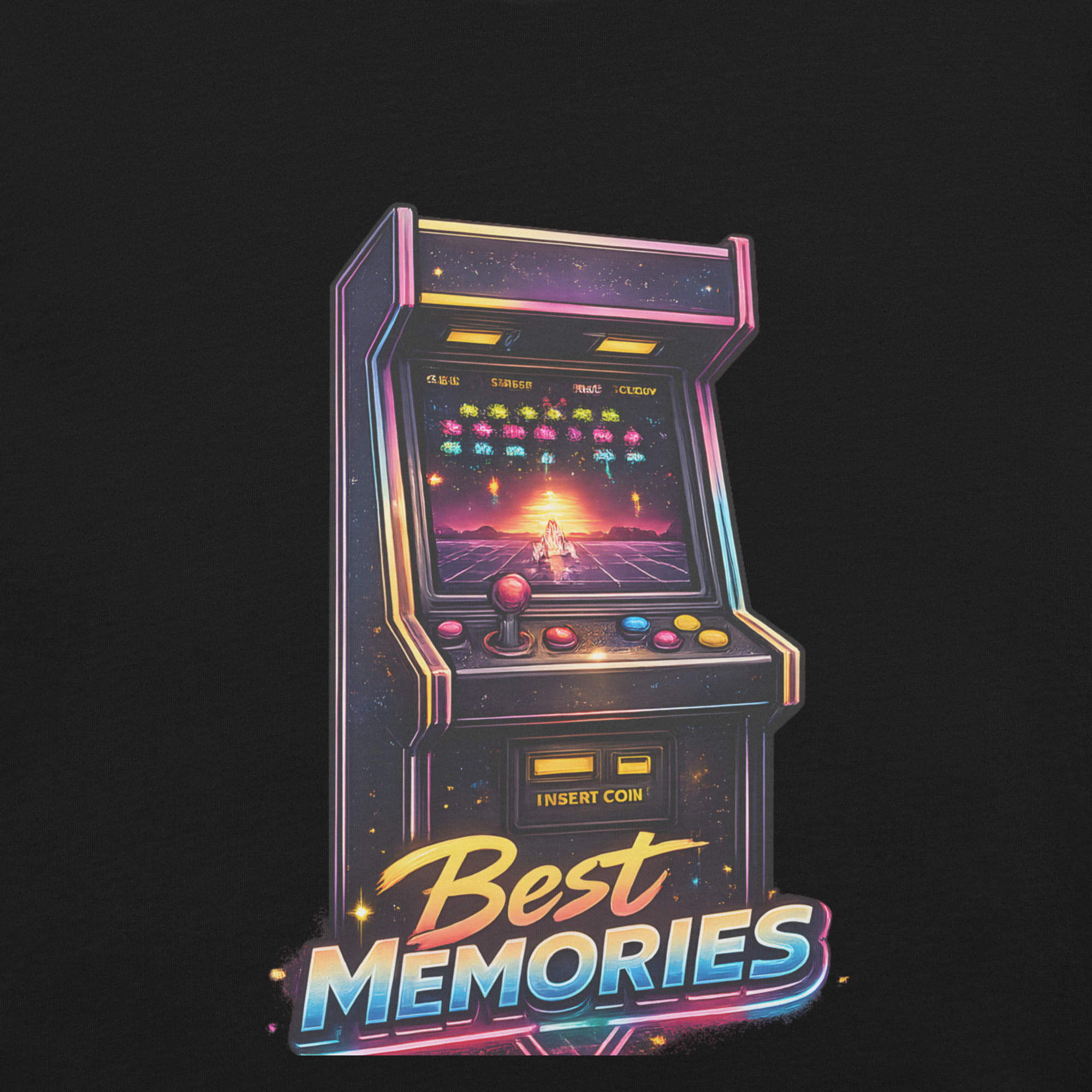 Best Memories - Retro Arcade T-Shirt