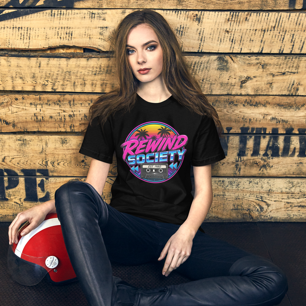 Rewind Society Retro 80s Logo T-Shirt