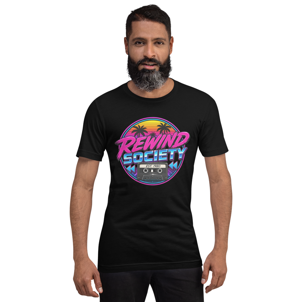 Rewind Society Retro 80s Logo T-Shirt