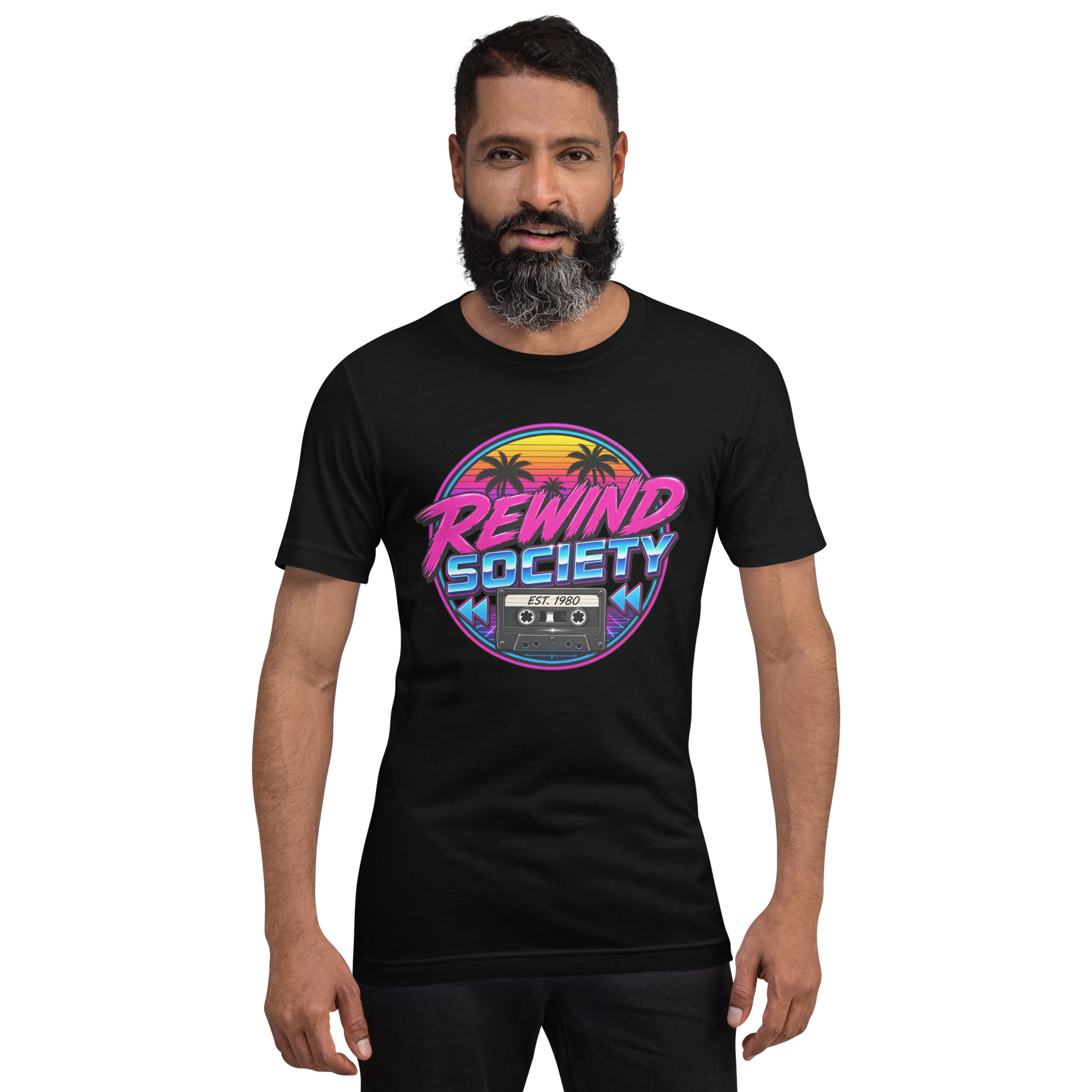 Rewind Society Retro 80s Logo T-Shirt